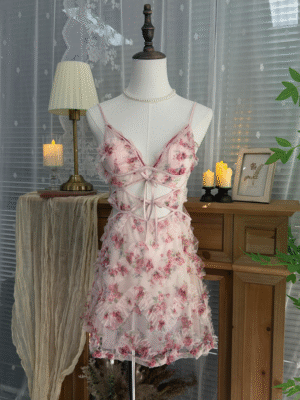 pink nightgown